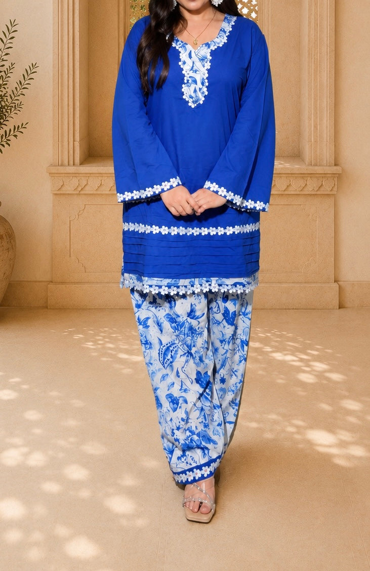 Royal embroidered Farshi salwar suit set