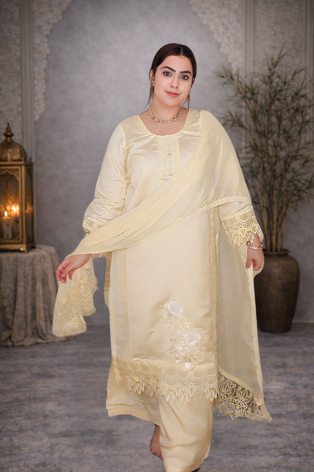 Lemon Cotton Suit