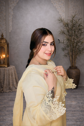 Lemon Cotton Suit