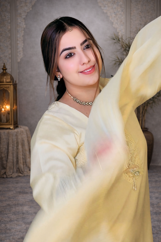 Lemon Cotton Suit